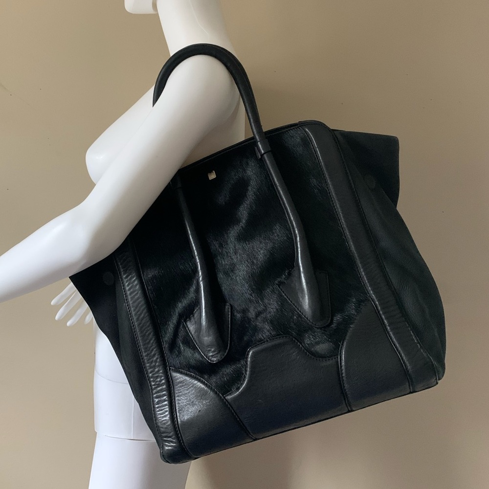 PLV Bristol Bag Large East/West Pony Hair Tote Bag